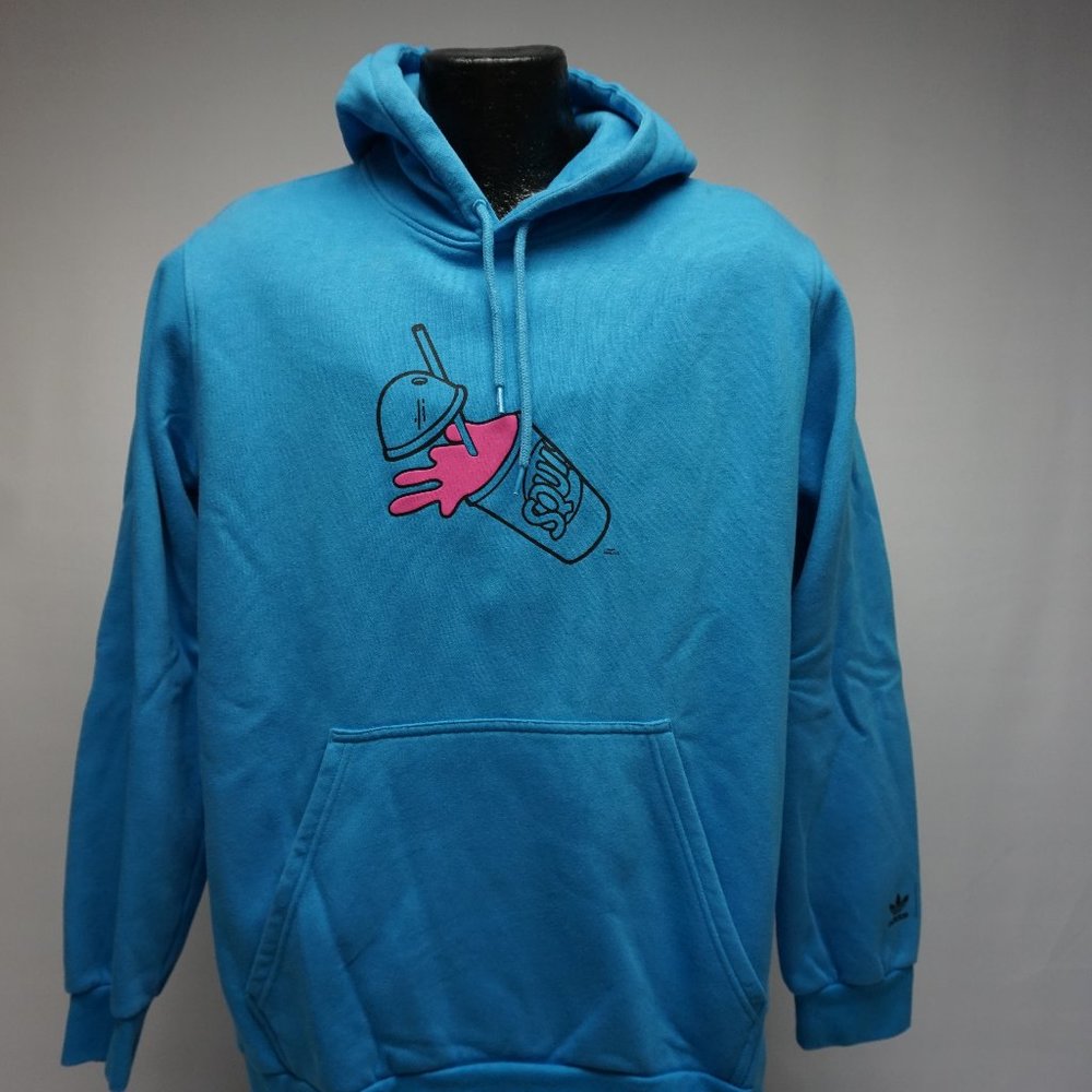 Adidas Hoodie Unisex XL Blue The Simpsons Collab Sweatshirt